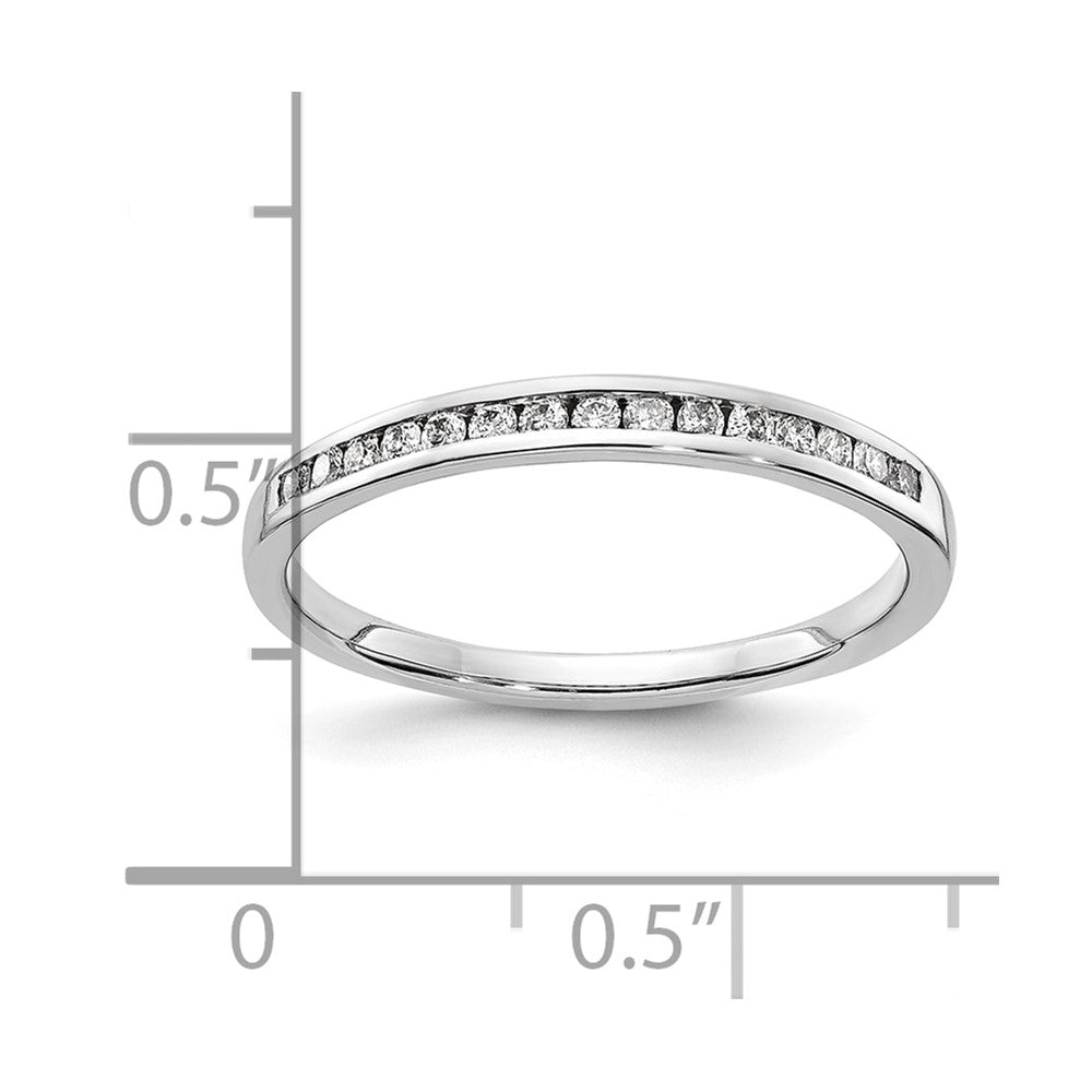 Diamond or Gemstone Channel Bands