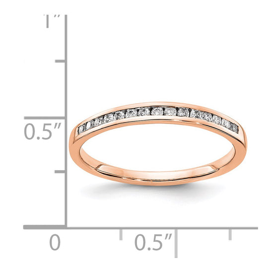 Diamond or Gemstone Channel Bands