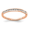 Diamond or Gemstone Channel Bands