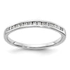 Diamond or Gemstone Channel Bands