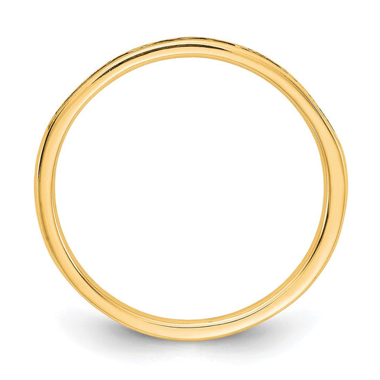 Diamond or Gemstone Channel Bands