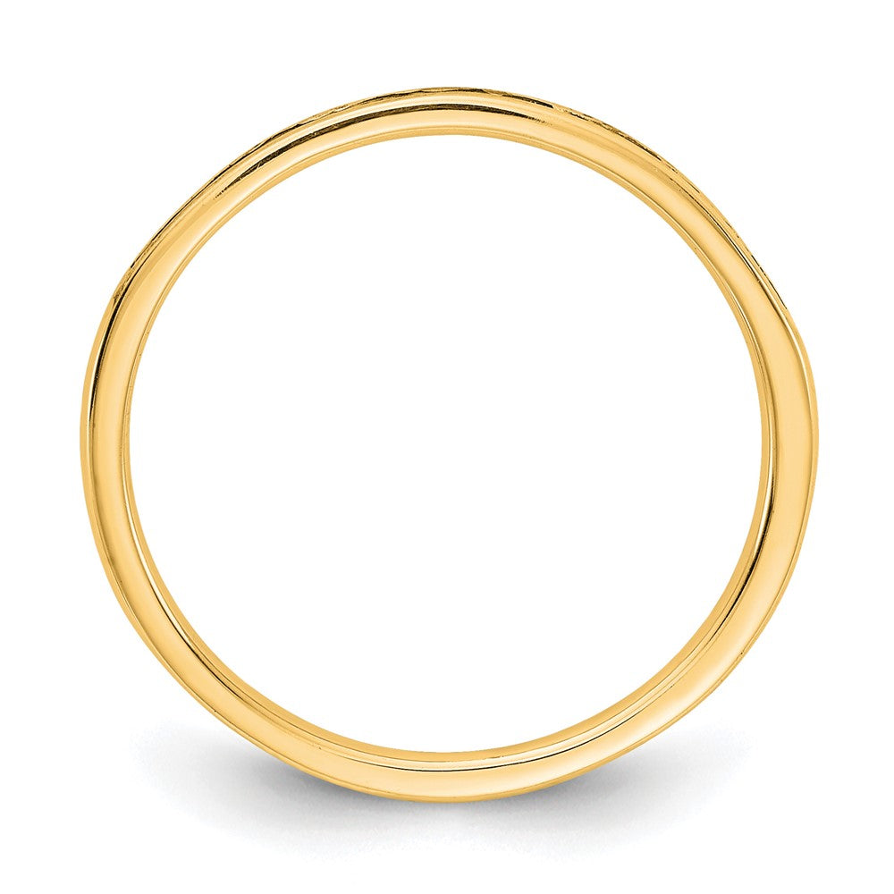 Diamond or Gemstone Channel Bands