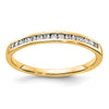 Diamond or Gemstone Channel Bands