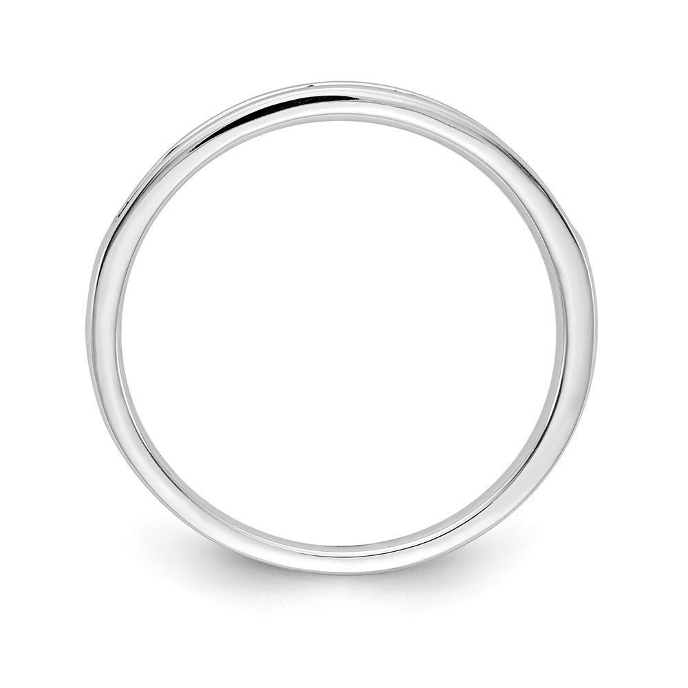 Diamond or Gemstone Channel Bands