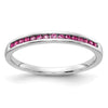 Diamond or Gemstone Channel Bands