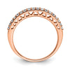 Polished Diamond Bands