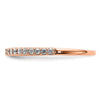 Polished Diamond Bands