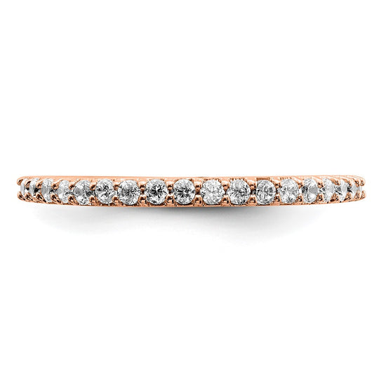 Polished Diamond Bands