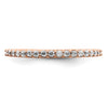 Polished Diamond Bands