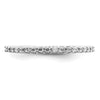 Polished Diamond Bands