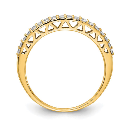 Polished Diamond Bands