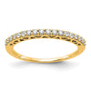 Polished Diamond Bands