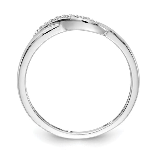 14k White Gold 1/20 carat Diamond Ring