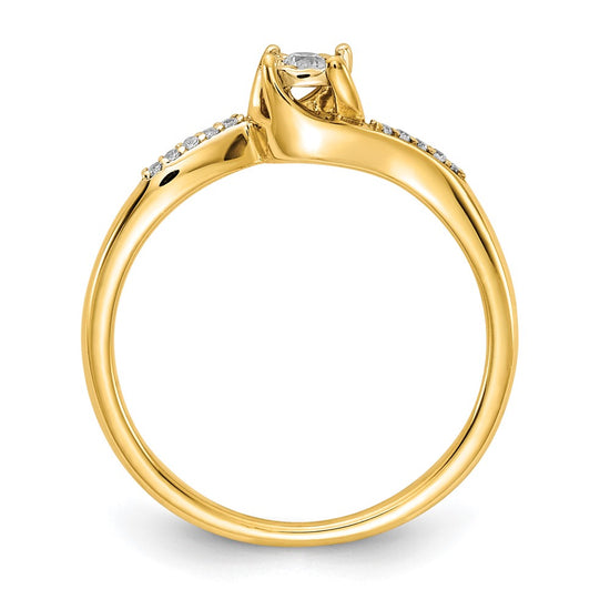 Diamond Bypass Rings