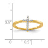 Diamond Cross Rings