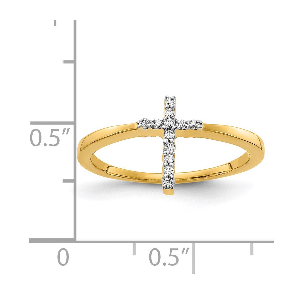 Diamond Cross Rings