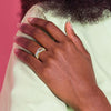 14k Polished 1/6 carat Diamond Ring