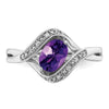 Oval Gemstone & Diamond rings