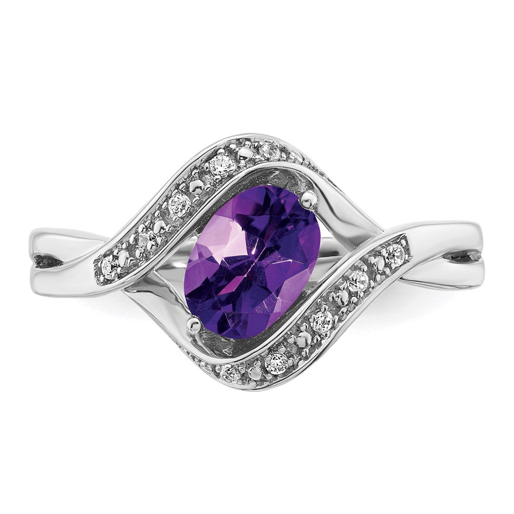 Oval Gemstone & Diamond rings