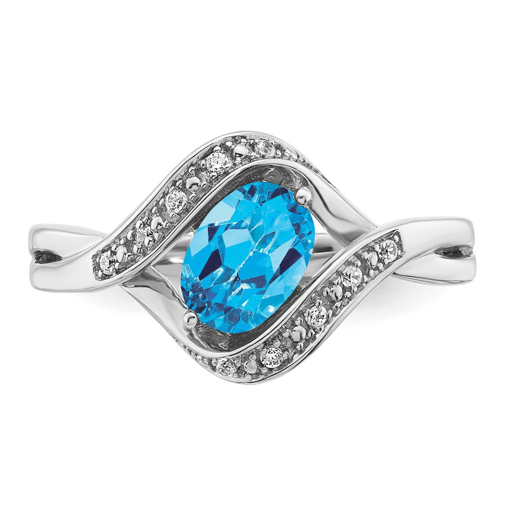 Oval Gemstone & Diamond rings