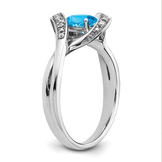 Oval Gemstone & Diamond rings