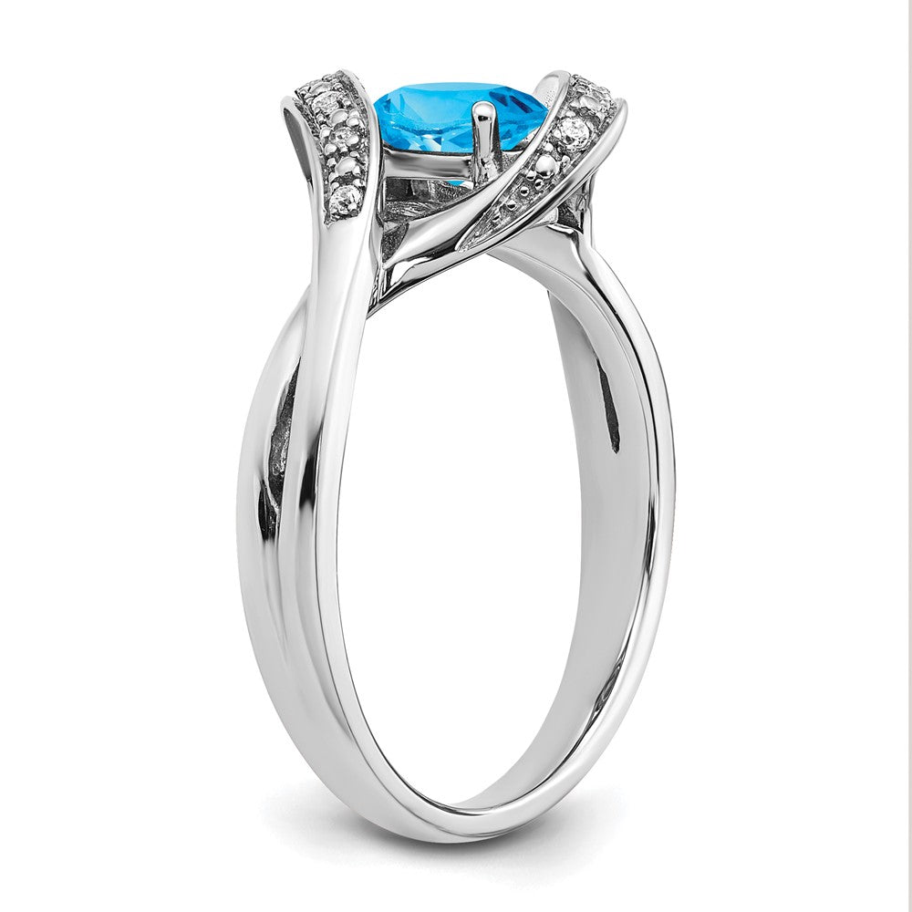 Oval Gemstone & Diamond rings