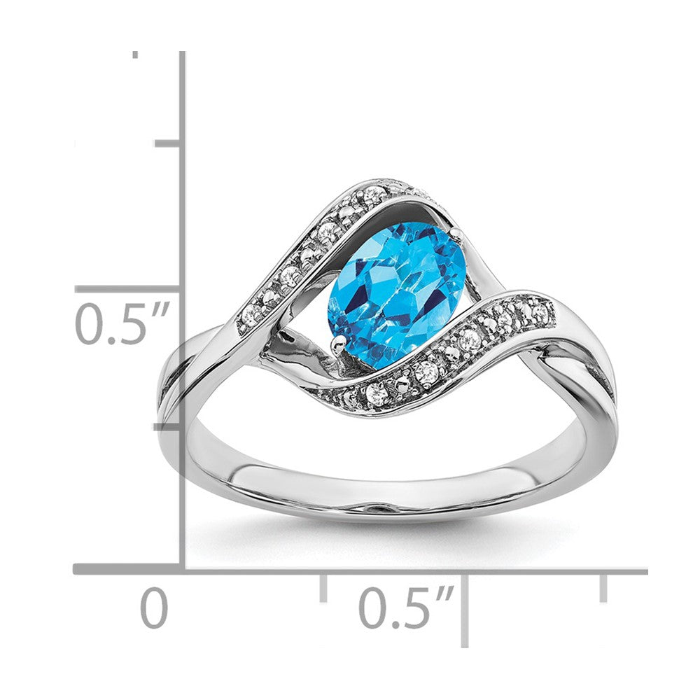 Oval Gemstone & Diamond rings