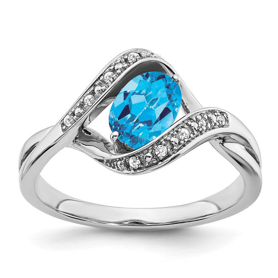 Oval Gemstone & Diamond rings