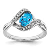 Oval Gemstone & Diamond rings