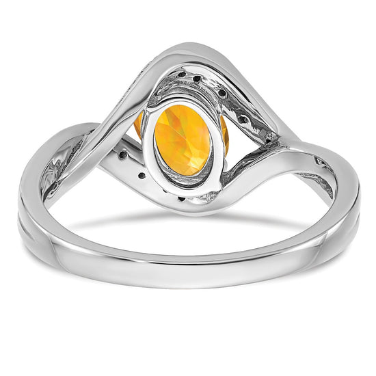 Oval Gemstone & Diamond rings