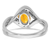 Oval Gemstone & Diamond rings