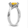 Oval Gemstone & Diamond rings