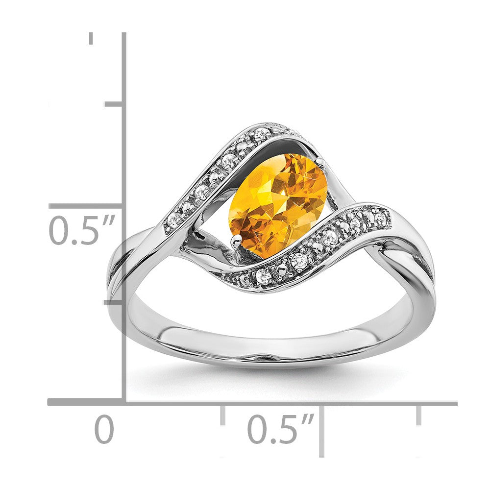 Oval Gemstone & Diamond rings