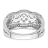 14k White Gold Diamond Vintage Ring