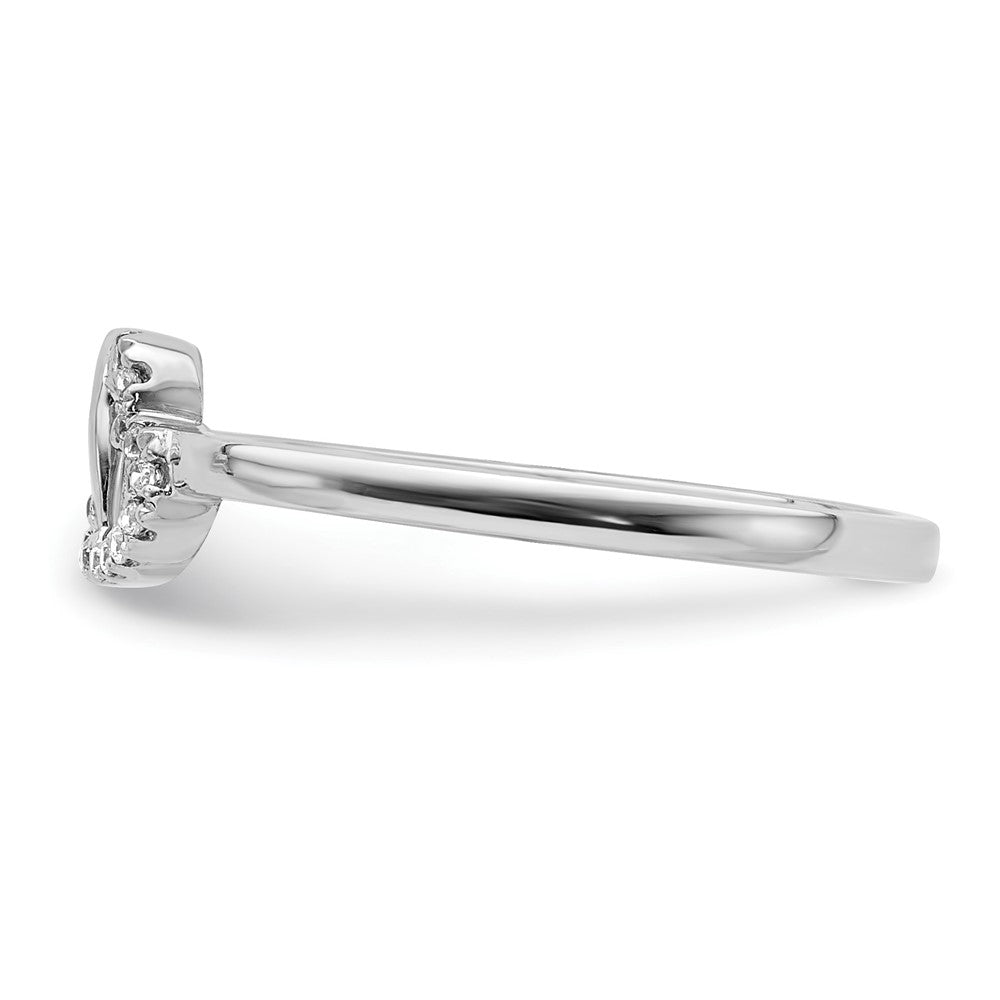 Diamond Double Heart Rings