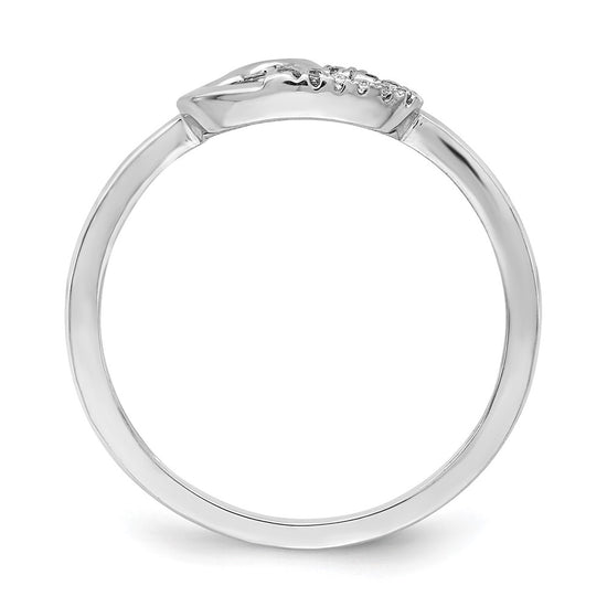 Diamond Double Heart Rings