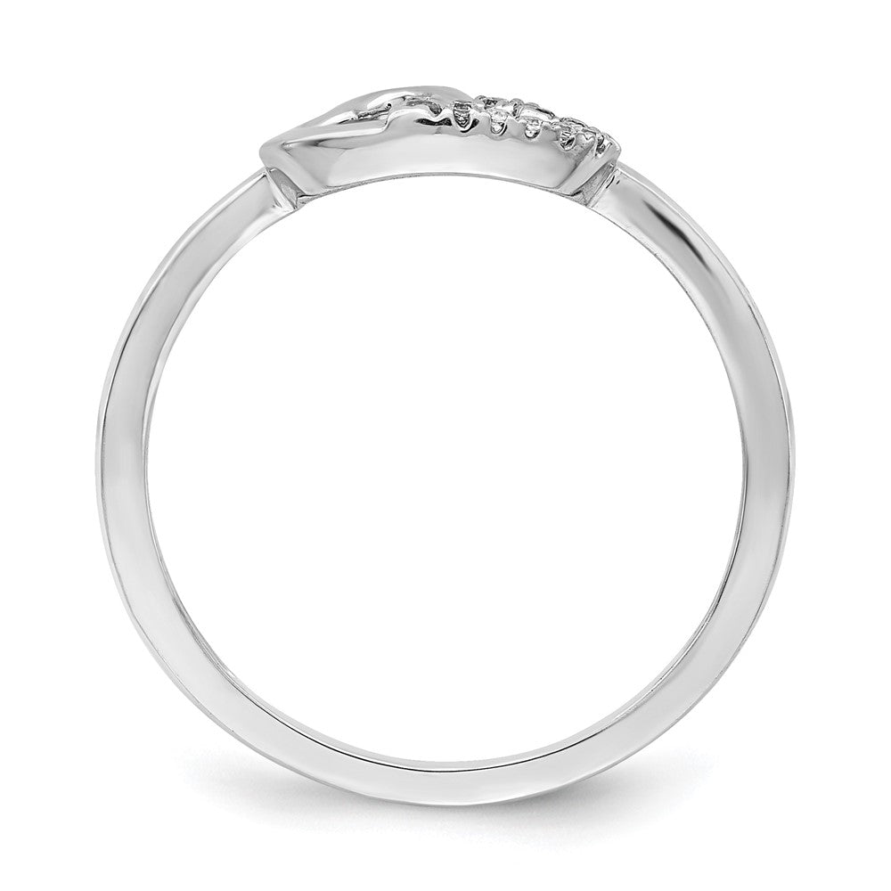 Diamond Double Heart Rings