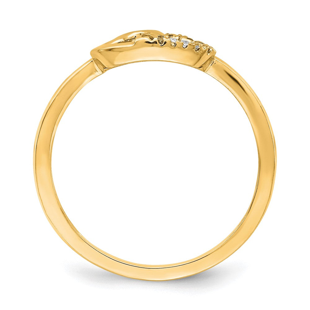 Diamond Double Heart Rings