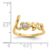 Diamond LOVE Rings