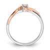 Two-Tone First Promise Diamond Rings