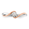 Two-Tone First Promise Diamond Rings