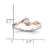 Two-Tone First Promise Diamond Rings
