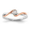 Two-Tone First Promise Diamond Rings
