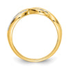 Gold Polished Mom Rings