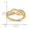 Gold Polished Mom Rings