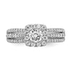Diamond Halo Rings
