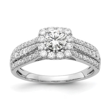 Diamond Halo Rings