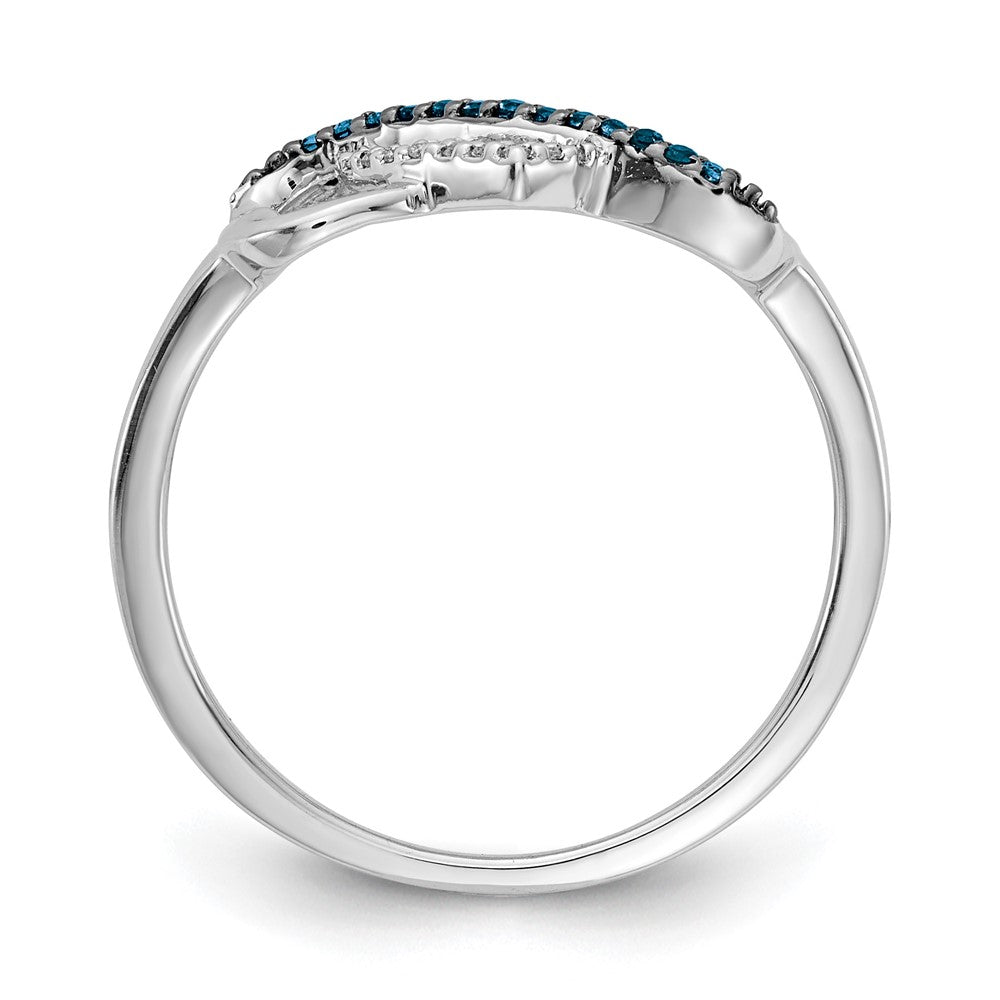 Gold Diamond Infinity Heart Rings