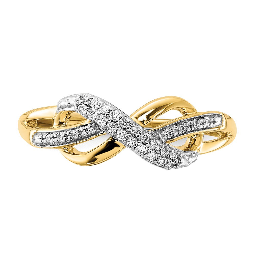 Diamond Infinity Symbol Rings