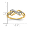 Diamond Infinity Symbol Rings